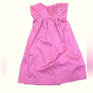 Alfred Angelo strapless gown Orchid pink in color. Size 8